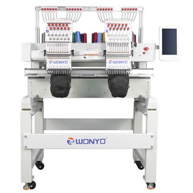 2 máquina de bordado de alta velocidad de la computadora de la aguja 12 de la cabeza WY1202CH