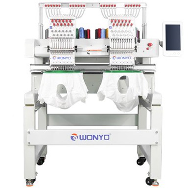 2 máquina de bordado de cabeza