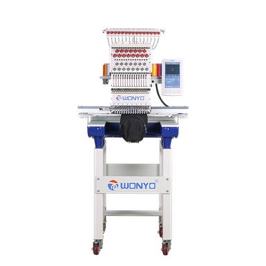 Máquina de bordar computarizada de alta velocidad sola cabeza 15 agujas