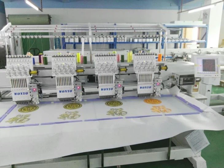 4 Head Computerized Cording Embroidery Machine