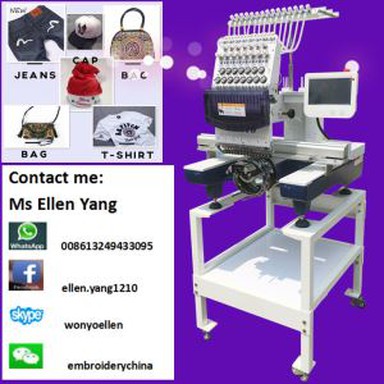 Nuevo WONYO sola cabeza máquina de bordado Tajima tipo del casquillo