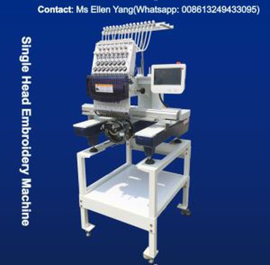 Máquina de bordado casera sola cabeza para los sombreros WY1501CS