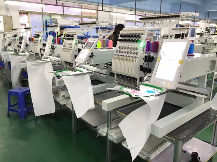 Easy Operate Automatic Single Head 9 Needles Embroidery Machine