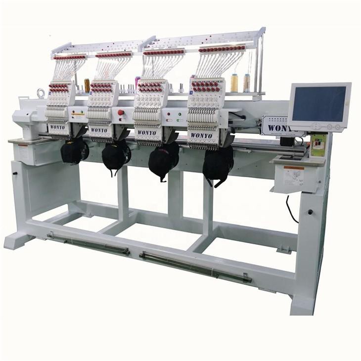 Wonyo Embroidery Machines 4 Head Japan Made For Logo T Shirt Embroidery